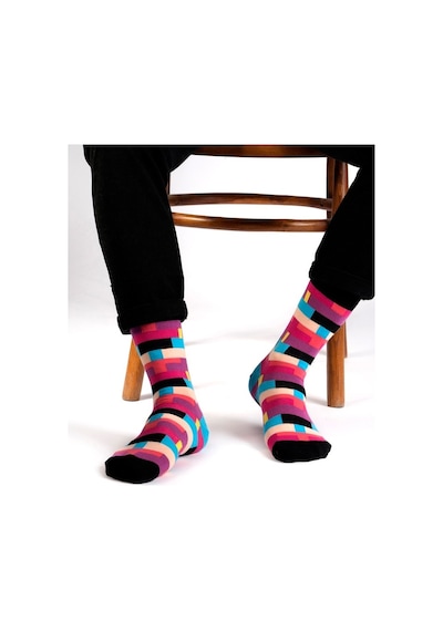 Ozzy Socks Box Desenli Çorap Çok Renkli