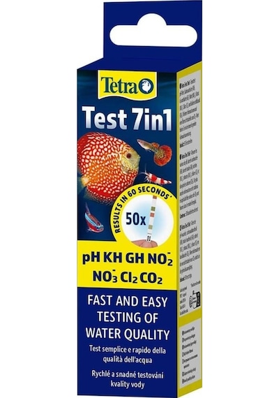Tetra Test 7 İn 1 Tatlı Su Stip Stick 50adet