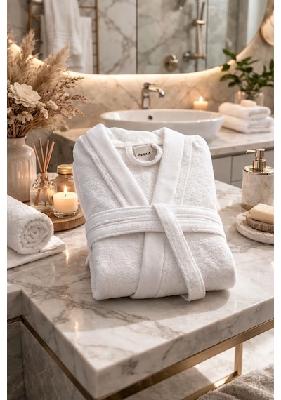 Özdilek Serenity Bathrobe Bornoz Beyaz M Beden Beyaz