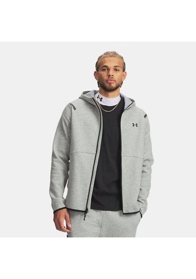 Under Armour Unstoppable Fleece Erkek Gri Kapüşonlu Ceket