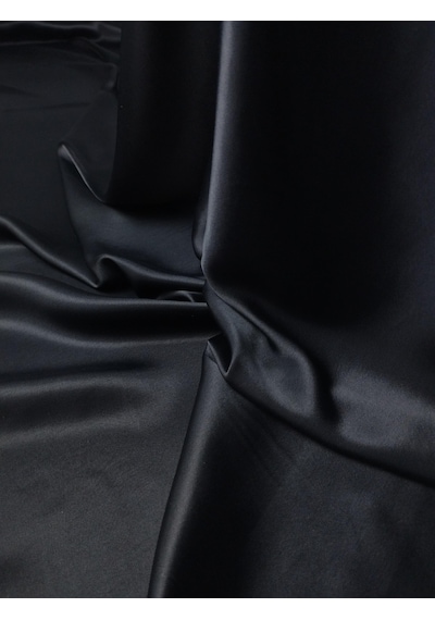 Siyah Saten Viskon 140x330cm-10706 Siyah