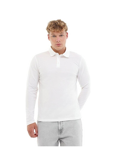 Kinetix Mb Sn329 Ukol Polo 5pr Erkek Beyaz Uzun Kol T-shirt 102024513 Beyaz