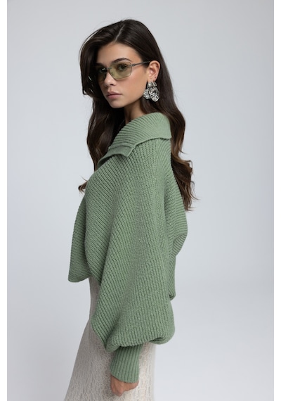 Mai Collection Mai Studios Co. Livia Çağla Yakalı Kazak Çağla