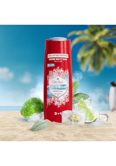 Old Spice Cold Spice 3 Ü 1 Arada Duş Jeli 400 Mililitre Acai Üzümü