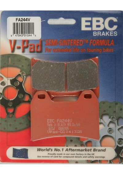 Ebc Fa244V 2011-2014 Ducati Multistrada 1200 Pikes Peak Uyumlu Ön Fren Balatası Yarı Sinterli Balata