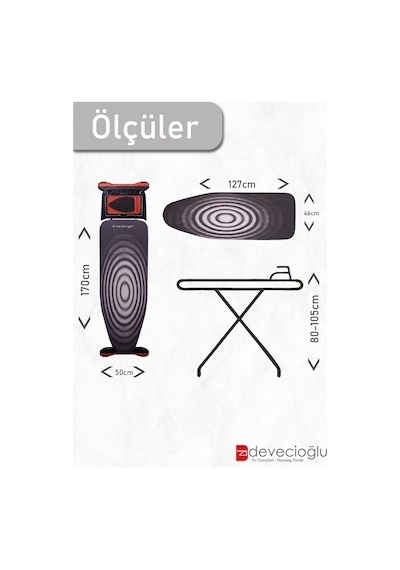Devecioğlu Harbinger MM123 Blackboard Ütü Masası