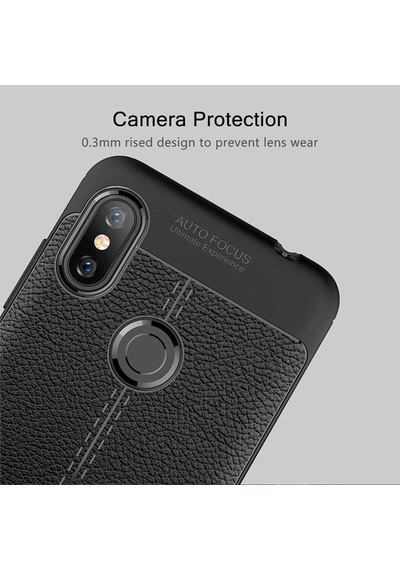 Xiaomi Redmi Note 6 Pro Kilif Deri Tarzi Niss Silikon Case 389472359