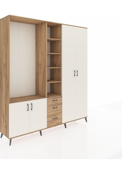 Hyperion Dolap 13 Raflı 3 Çekmeceli 4 Kapaklı 220x44x243 Çam-aytaşı/çam Aytası/atlas Çam Hyperion Dolap 13 Raflı 3 Çekmeceli 4 Kapaklı 220x44x243 Çam-aytaşı/çam Aytası/atlas Çam