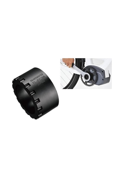 Shimano Tl-fc38 E-steps Dişli Sökme Takma Anahtarı E-6000 Serisi İçin Siyah