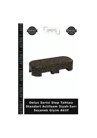 Delux Serisi Step Tahtası Standart Actifoam Siyah-sarı Seçenek Giyim Aktif Diğer