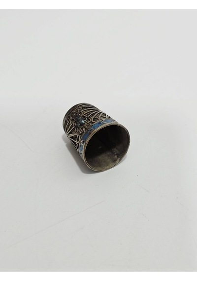 Antika Cloisonne Emaye Yüksük 21,50x18mm 067