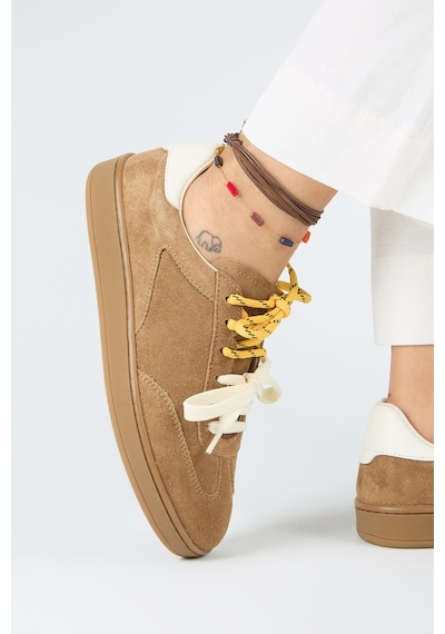 Manijero Krahe Barbella 2 Kadın Hakiki Deri Üç Ayrı Alternatif Bağcıklı Kum-ekru Sneakers Manijero Krahe Barbella 2 Kadın Hakiki Deri Üç Ayrı Alternatif Bağcıklı Kum-ekru Sneakers