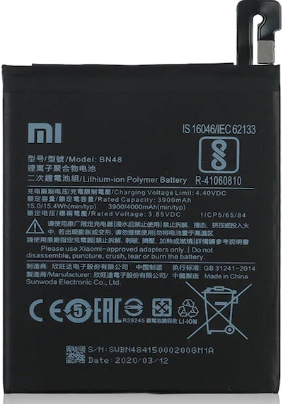 Note 6 Pro Bn48 Batarya Pil 4000 Mah