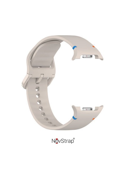 Novstrap Samsung Galaxy Watch 8 40mm 44mm Classic 46mm İle Uyumlu Kordon Lansman Silikon Kayış