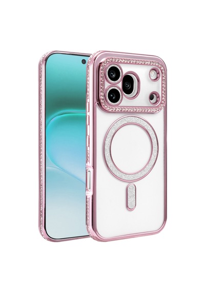 Newface Huawei Honor 600 Pro Joke Simli Magneticsafe Kılıf Pembe