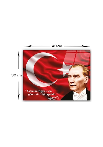 Decorita Cam Tablo | Atatürk Serisi 3