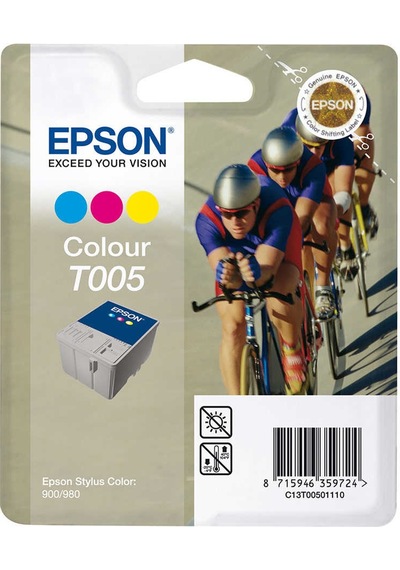 Epson T005 C13T00501120 Renkli Kartuş.900N
