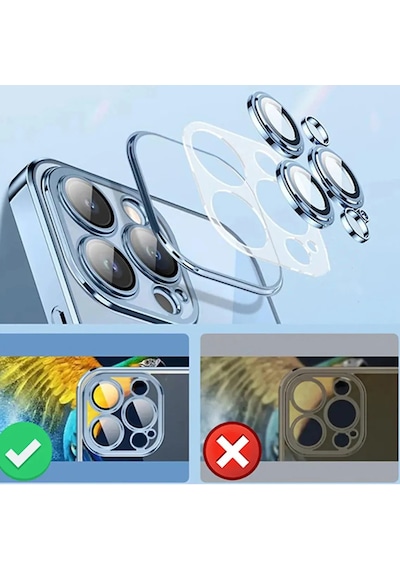 Apple Uyumlu iPhone 16 Pro Max Kılıf Sararmaz Sert Şeffaf Lens Hoparlör Koruma