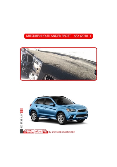 Mıtsubıshı Outlander Sport/asx 2010+torpido Koruma Halısı Kırmızı Kenar