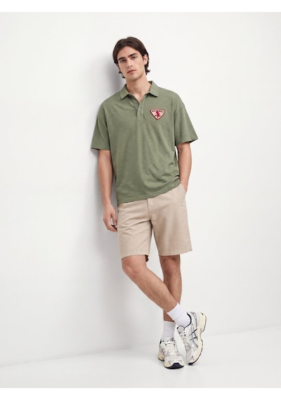 LTB Spor Comfort Fit Bej Bermuda