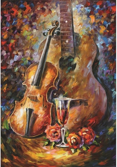 Anatolian 500 Parça Gitar Ve Keman Puzzle