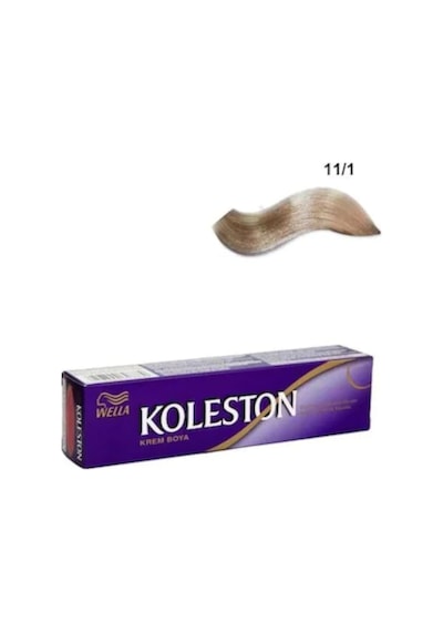 Koleston Tüp Saç Boyası 11.1 Açık Küllü Sarı Oksidanı Ile Birlikt