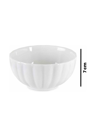 İpekk 6'lı Sosluk - Beyaz - 7 Cm Renkli