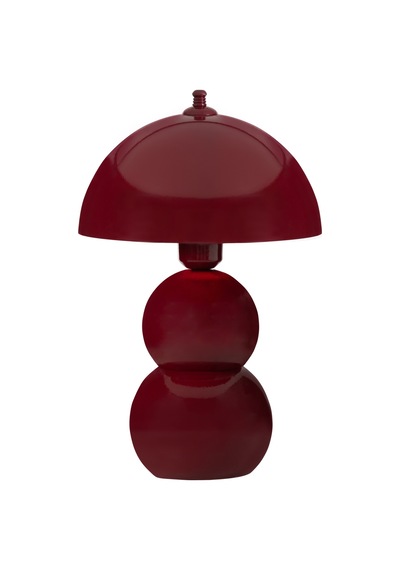 Mudo Home Amora Abajur 34cm Bordo Çok Renkli
