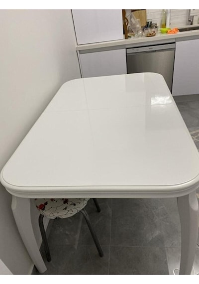 Parlak Beyaz 50x100 Yapışkanlı Folyo Mutfak Dolap Ve Mobilya Kapl