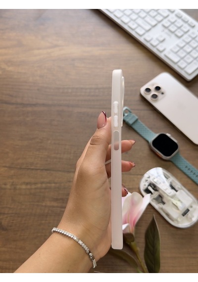 Redmi Note 12 4g Uyumlu Süper İnce Mat Ultra Thin Silikon Kılıf Beyaz