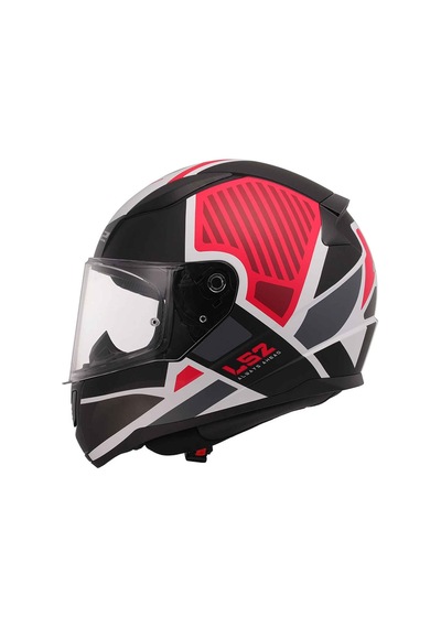 Ls2 Rapid 2 Grid Kapalı Kask Beyaz - Kırmızı
