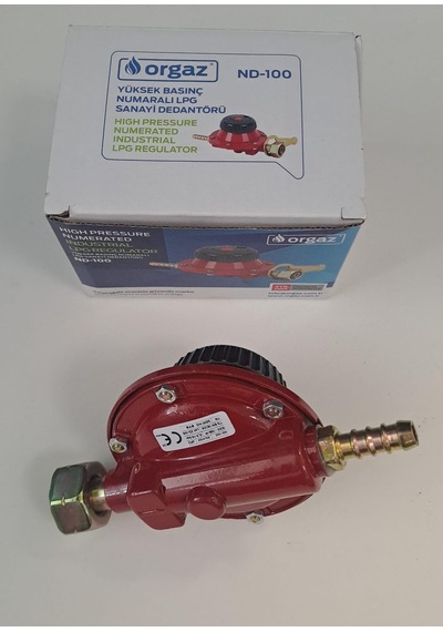 Orgaz Yüksek Basınç Numaralı Lpg Sanayi Dedantörü / Tüp Dedantörü - 8mm