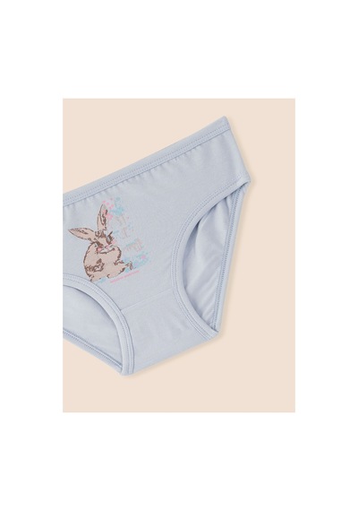 Natuline Kız Çocuk Organik Pamuklu Likralı Külot Just Be Rabbit Yourself Rabbit 6'lı Paket Açık Mavi - Yeşil - Ekru Natuline Kız Çocuk Organik Pamuklu Likralı Külot Just Be Rabbit Yourself Rabbit 6'lı Paket Açık Mavi - Yeşil - Ekru