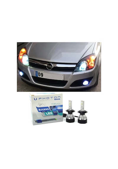 Opel Astra H Led Xenon Kısa Far Ampulü H7 Access Yeni Seri Beyaz 2004-2010
