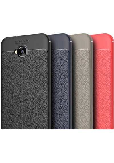 Asus Zenfone 4 Selfie Zd553Kl Kılıf Deri Tarzı Niss Silikon Case