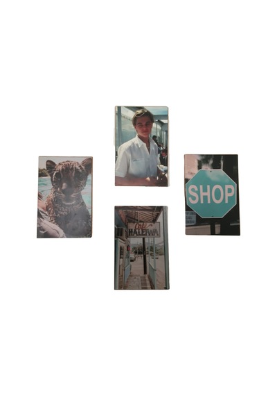 4'lü Ahşap Poster Duvar Seti Mdf 15x10cm - 589102707