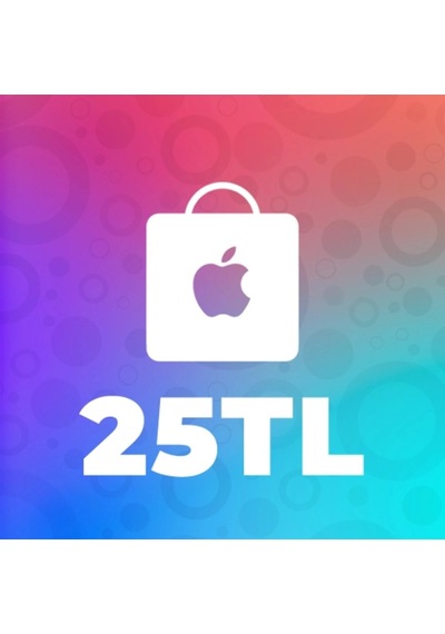 Apple Store & Itunes 25 Tl Bakiye (Promosyon) Kodu - Hediye Kartı (540218658)