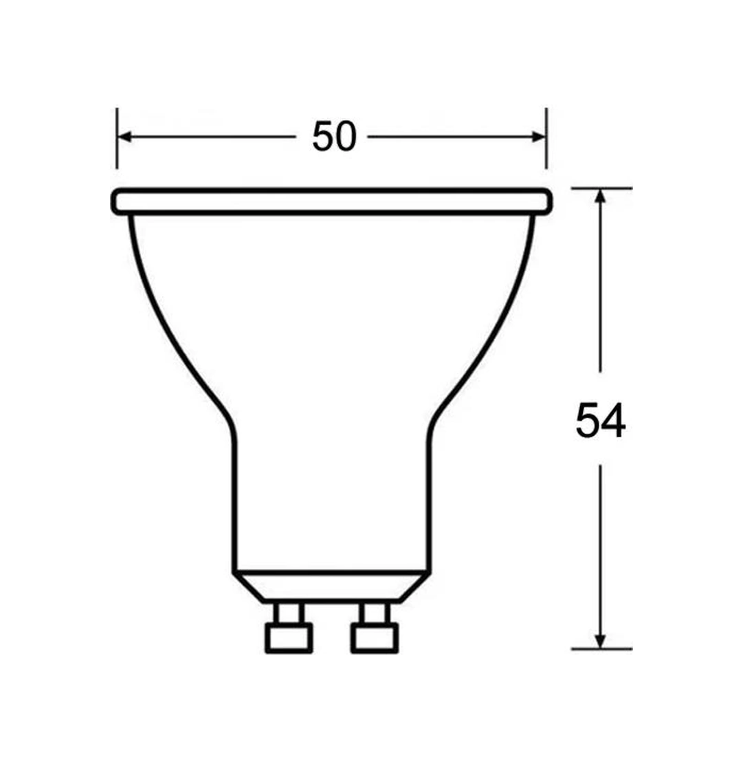 Osram 6,9w 80w Par16 Led Spot Ampul Beyaz 6500k 10 Adet - Gu10 Duy