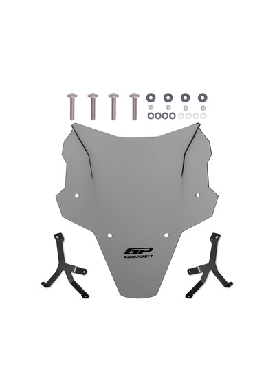 Gp Kompozit Honda Cb750 Hornet 2025-2026 Uyumlu Ön Cam Gri 35 CM