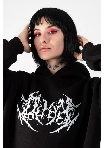 Tarzsokak Dusk Baskılı Oversize Unisex Siyah