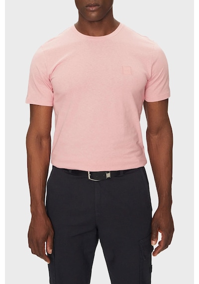 Boss Erkek T Shirt 50508584 694 Açık Pembe Açik Pembe