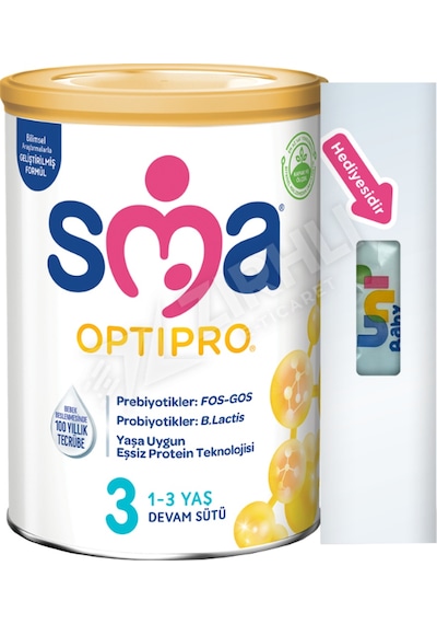 3 Adet Sma Optipro No:3 800 Gr Islak Mendil Hediyeli