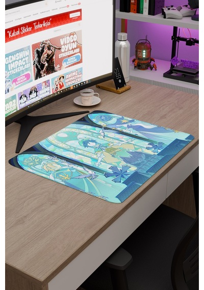 Venti Genshin Impact Anime Gacha V3 - 48x40 Xl Gaming Mouse Pad Fare Altlığı