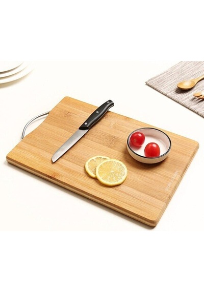 Bambu Ahşap Kesme Tahtası Küçük 30x20 Bambu Kahverengi Diğer