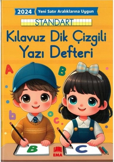 Ema Kitap Klavuz Dik Çizgili Güzel Yazı Defteri 17x24 2024