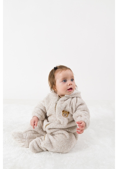 Welsoft Peluş Unisex Fermuarlı Kışlık Bebek Uyku Tulumu Çocuk Tulumu Çocuk Kostümü Tlmayk 001