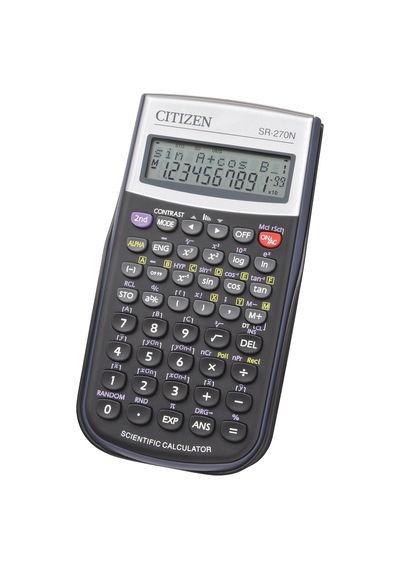 Citizen SR-270N 236 Bilimsel Fonksiyonlu 12 Hane Hesap Makinesi