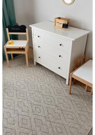 Oturma Odası Halısı Mutfak Koridor Halısı Çocuk Odası Leke Tutmaz Modern Salon Halısı Havana 8571 Gri
