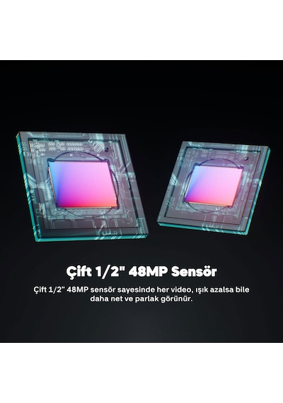 Akaso 360 Creator Combo Aksiyon Kamera 5.7k 360 Video, 48mp Sensör, 72mp 360 Fotoğraf, Görünmez Se Siyah