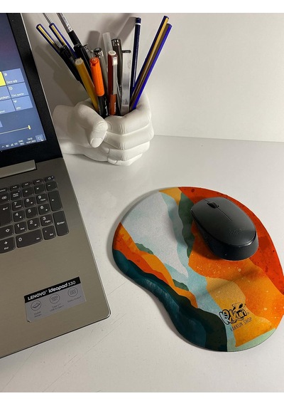 İllustrasyon Çizim Bilek Destekli Mouse Pad 2134